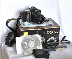 Nikon D50 с объективом Nikkor 18-55 мм